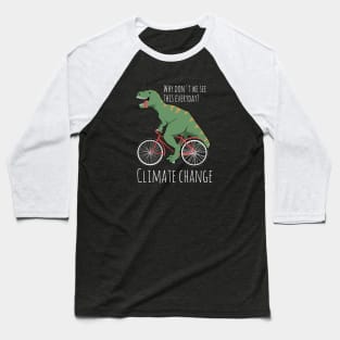 Climate Change Baseball T-Shirt